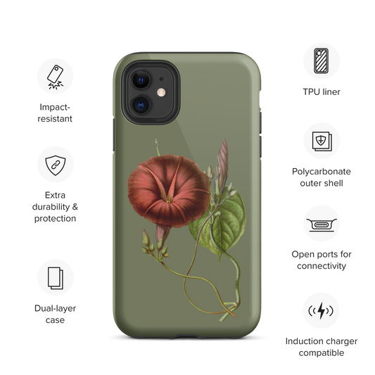 Vintage floral Tough iPhone case