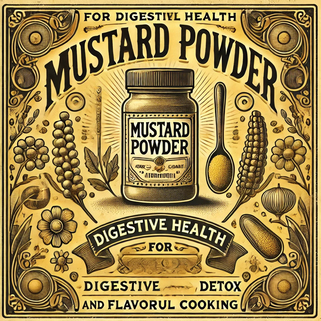 The benefits of mustard seed powder...how to use it!