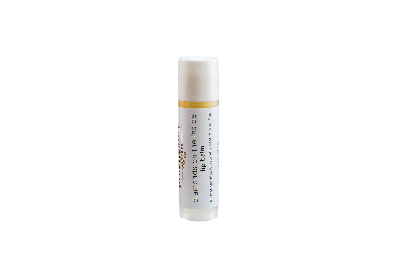 Diamonds on the inside tallow lip balm