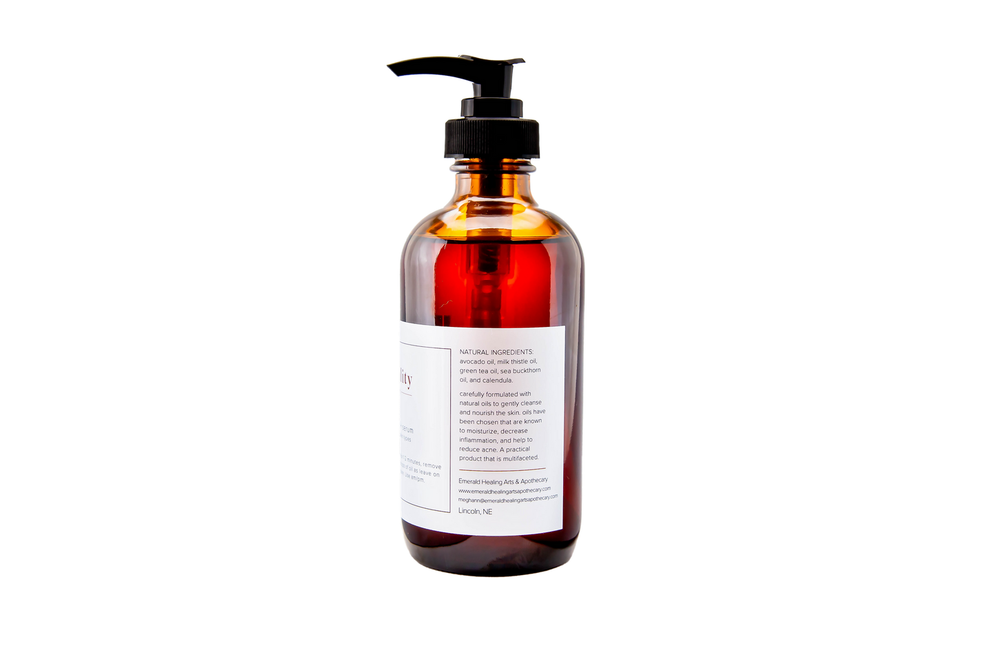 Facial Cleansing oil & Serum 8oz