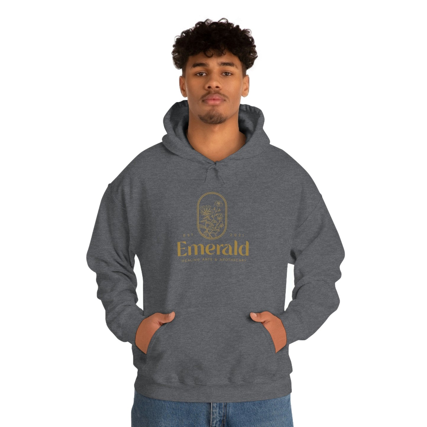 Emerald Heavy Blend Hooded Sweatshirt