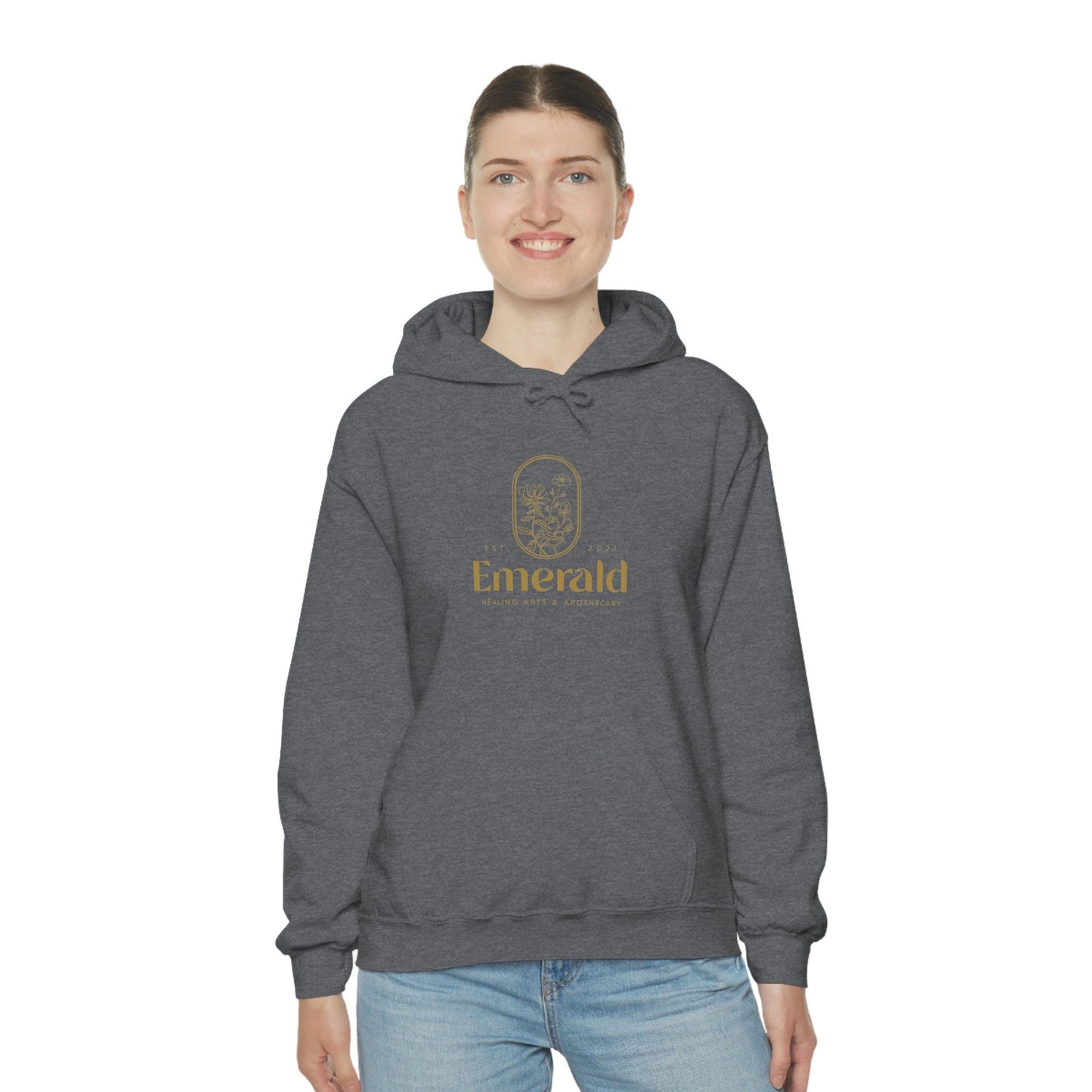 Emerald Heavy Blend Hooded Sweatshirt