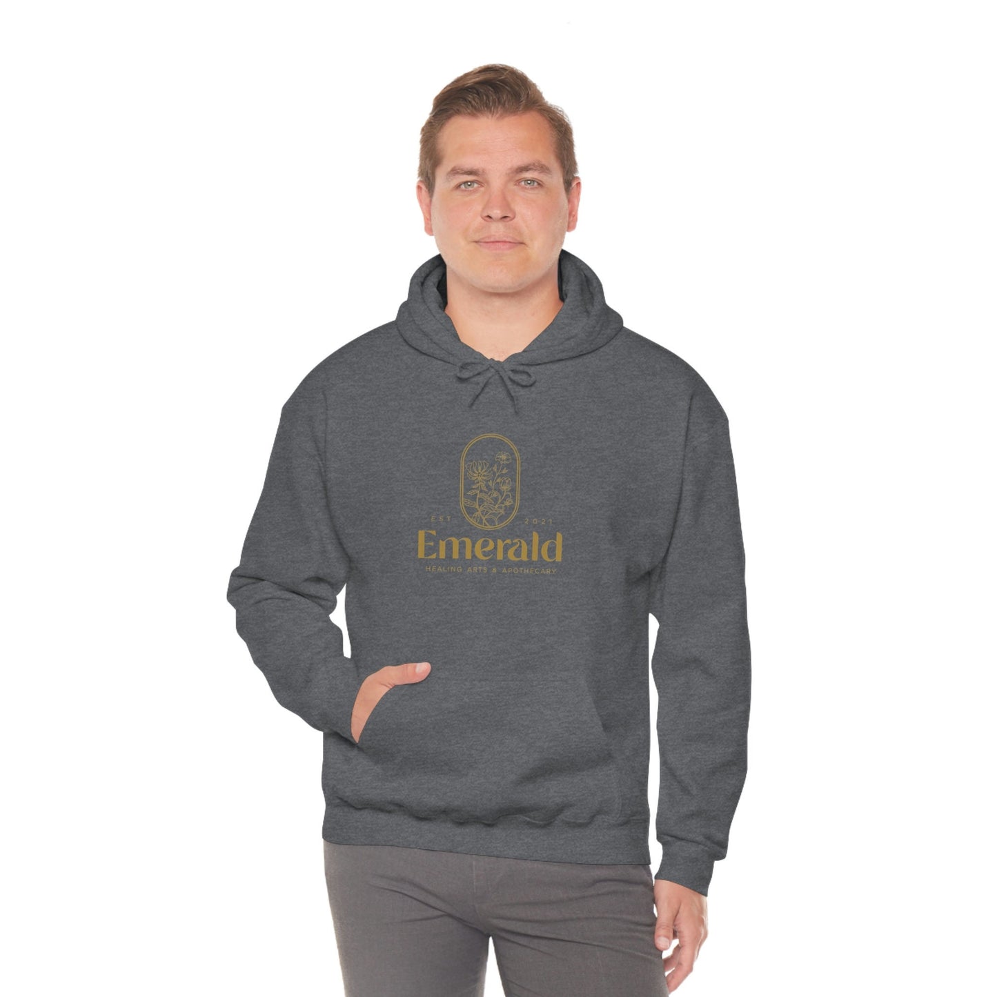 Emerald Heavy Blend Hooded Sweatshirt