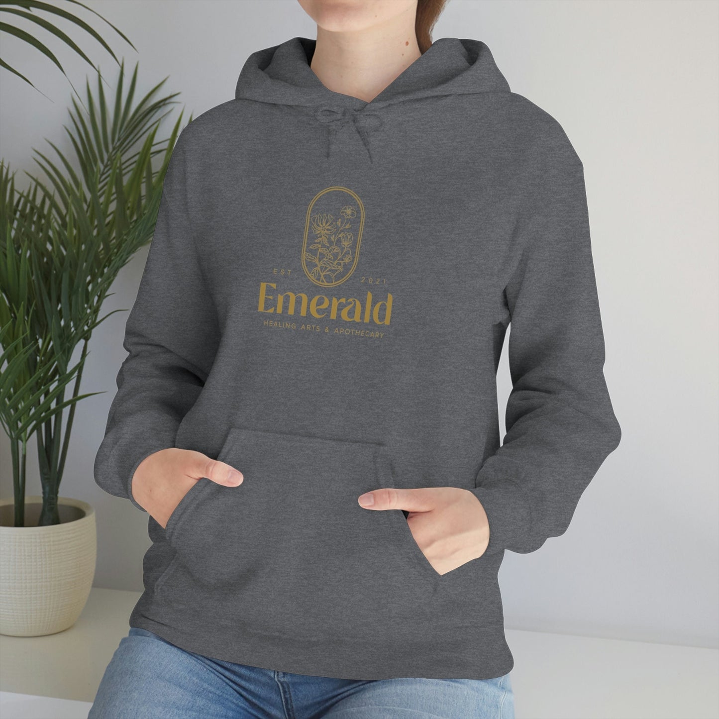 Emerald Heavy Blend Hooded Sweatshirt