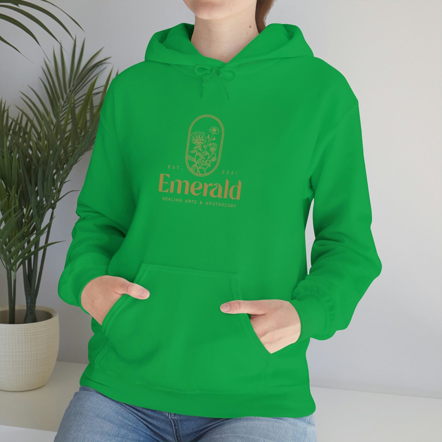 Emerald Heavy Blend Hooded Sweatshirt