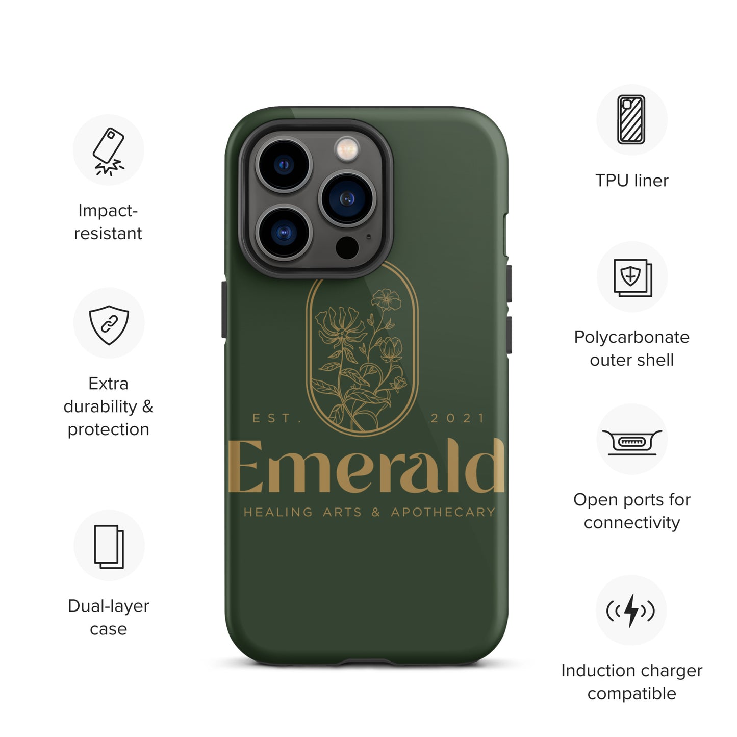 Emerald Tough iPhone case