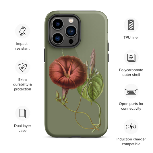 Vintage floral Tough iPhone case