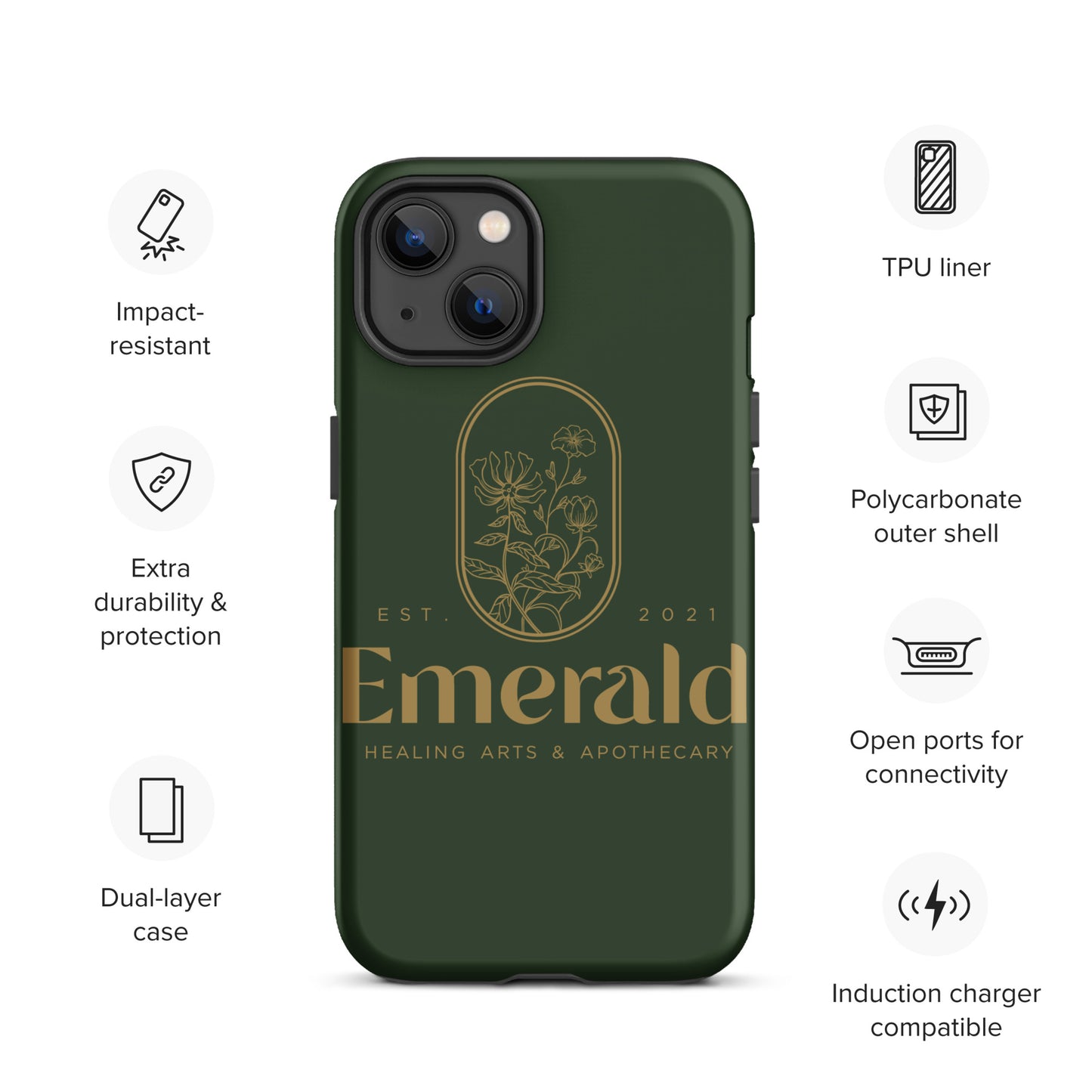 Emerald Tough iPhone case