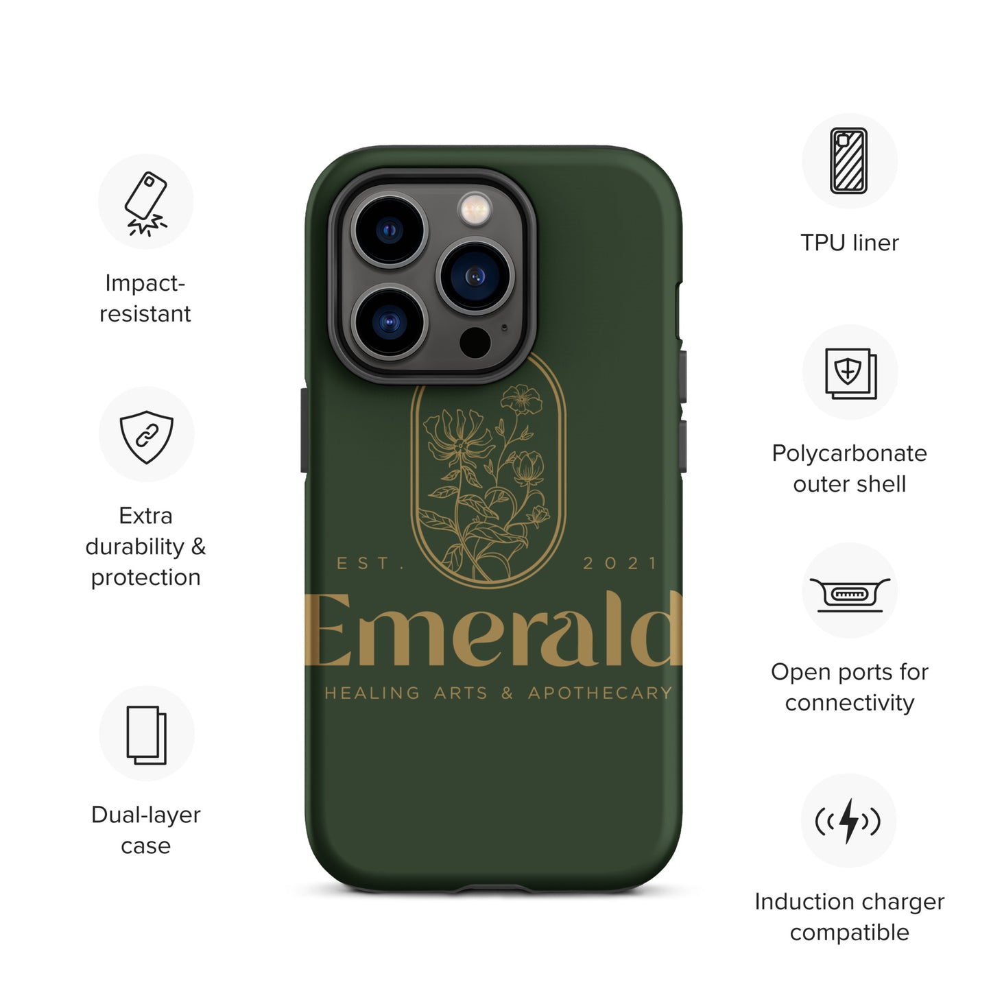 Emerald Tough iPhone case