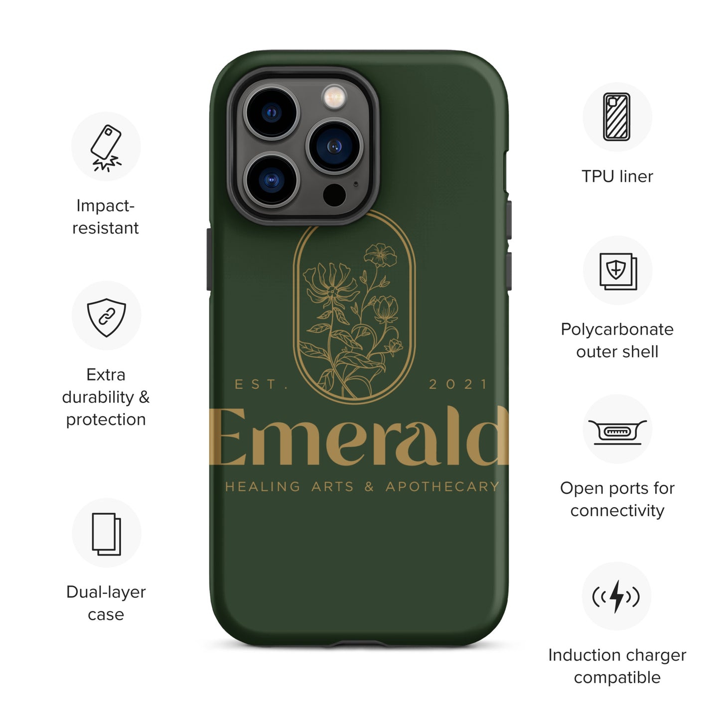 Emerald Tough iPhone case